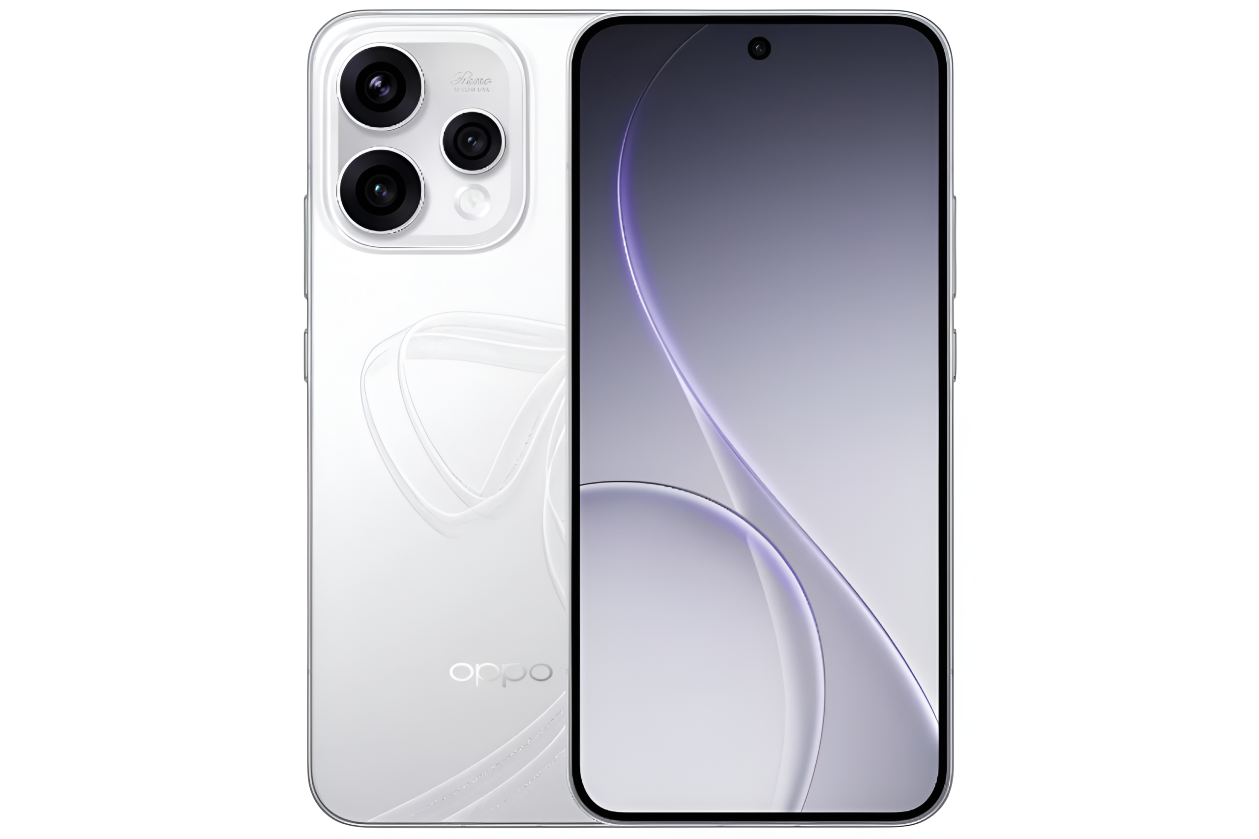 oppo reno 15 smartphone showing front display and rear camera design