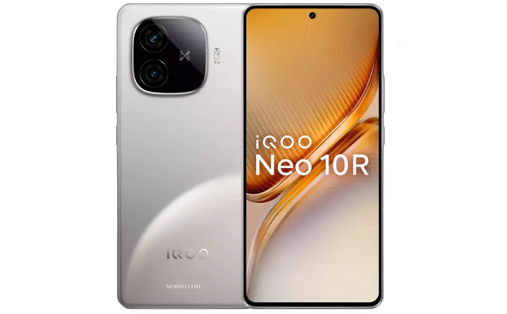 IQOO Neo 10R front and back design