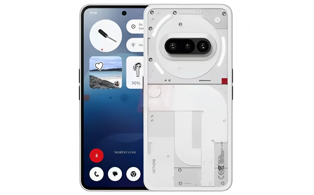 NOTHING PHONE 3a front and back design