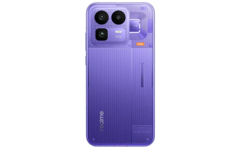 Realme Neo 8 purple color